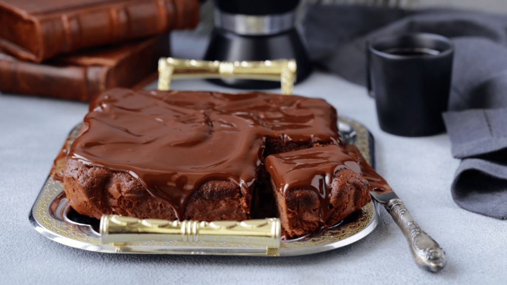 Bolo de chocolate maravilhoso