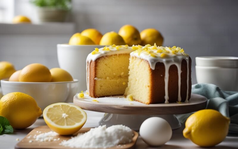 Bolo de Limão com Iogurte
